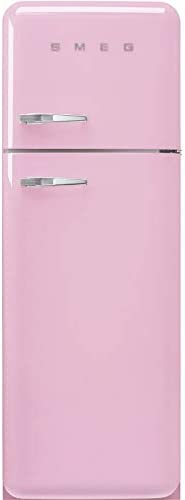 Smeg FAB30RPK5, frigorífico dos puertas, 172x60cm, 50's Style, rosa,  capacidad de 222 litros para el frigorífico y de 72 litros para el congelador