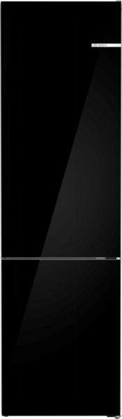 Bosch KGN39LBCF,  Frigorífico combi , 2 puertas, No Frost, 203 x 60 cm, cristal negro, Serie 6