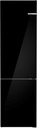 Bosch KGN39LBCF,  Frigorífico combi , 2 puertas, No Frost, 203 x 60 cm, cristal negro, Serie 6