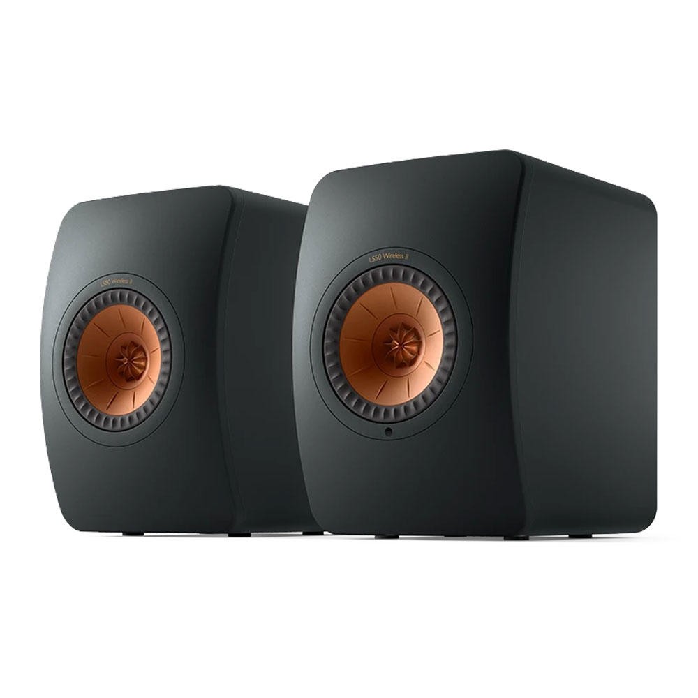 KEF LS-50 Wireless II, altavoz de estantería, 380W, Bass réflex bidireccional, 12ª generación, hasta 108 dB