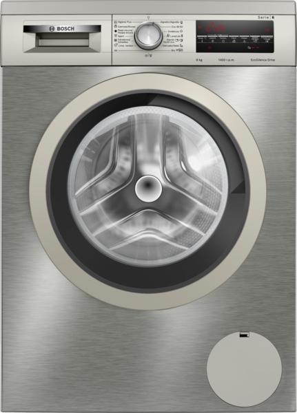 Bosch WUU28T8XES, lavadora carga frontal, tapa desmontable, Ecosilence,  8 KG, 1400rpm, serie 6, clase A