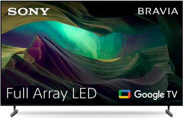Sony BRAVIA KD55X85L, 55 pulgadas, TV Full Array LED, 4K HDR, Smart Google TV, Funciones ECO, Bravia Core