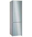 Siemens KG39N2ICF, frigorífico combinado de libre instalación, inox, 203 x 60 cm, iQ300, clase C