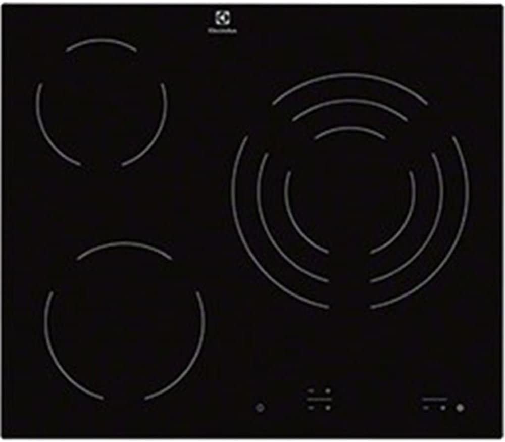 Electrolux EHF6232IOK, placa vitrocerámica, 60cm, radiante, 3 zonas