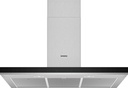 Siemens LC97BHP50, campana decorativa de pared, 90 cm, acero inoxidable, iQ500