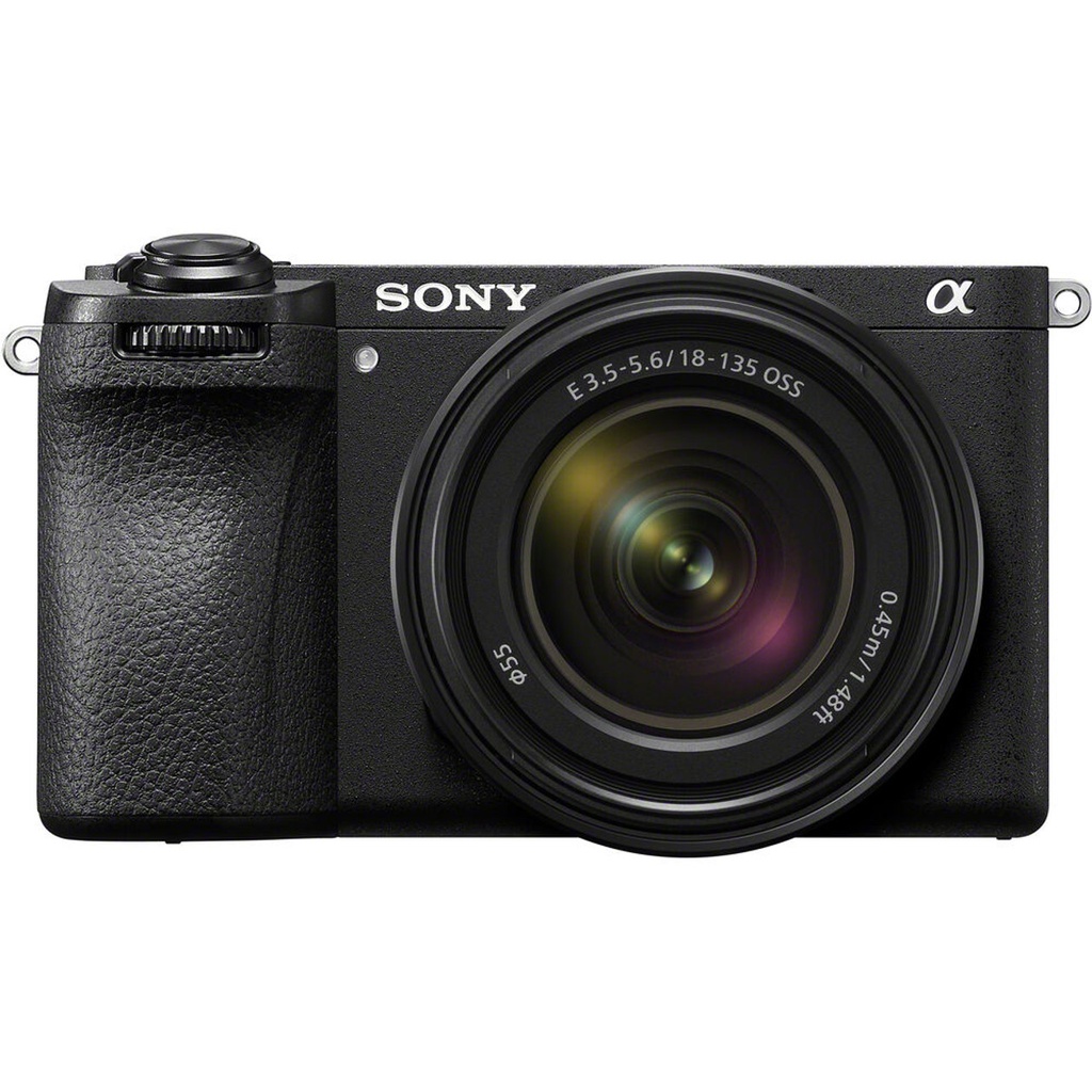 Sony Alpha 6700, Cámara APS-C mirrorless, autoenfoque por IA, estabilización de imagen de 5 ejes con Objetivo de 18-135 mm