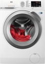 AEG LFA6I8275A, lavadora de carga frontal, 8kg, 1200rpm, motor invert, programa rápido, blanca/silver, clase A