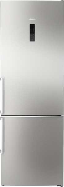 Siemens KG49NAICT, frigorífico combinado de libre instalación, inox, 203 x 70 cm, iQ500, clase C