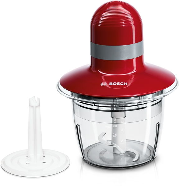Bosch MMR08R2, picador, 400w, 800ml, rojo