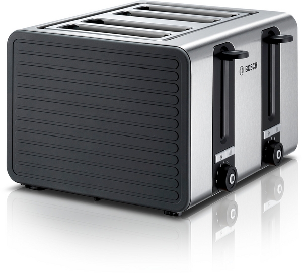 Bosch TAT7S45, tostadora, 4 rebanadas, 1800w, negro