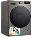 LG F4WR7009AGS, lavadora carga frontal, 9kg, 1400rpm, inox, clase A -10%