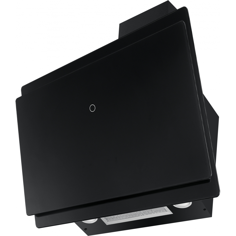 Mepamsa Luna Plus 70, campana extractora, extración 590 m³/h, 58 dB(A), color negro