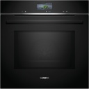 Siemens HM776GKB1, horno con microondas, pirolítico, display touch Plus, iQ700