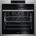 AEG BSE782380M, horno a vapor, serie 8000, SteamBoost, limpieza a vapor, 20 funciones, inox, clase A++