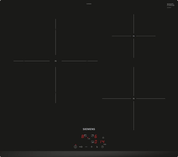 Siemens EU63KBJB5E, placa de inducción, 60cm, 4600W, iQ100
