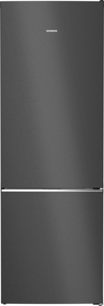 Siemens KG49NSBBF, frigorífico combinado de libre instalación, acabado en cristal, 203 x 70 cm, negro, IQ700, clase B