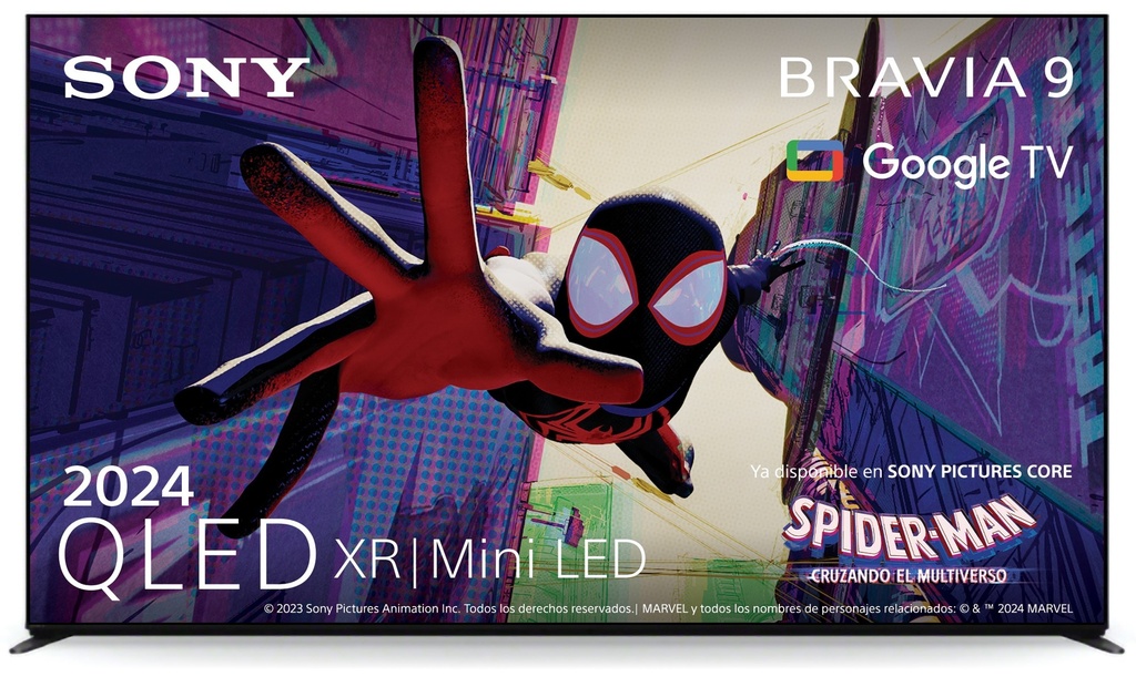 Sony K85XR90, Bravia 9, QLED Mini LED, 4K Ultra HD, Google TV