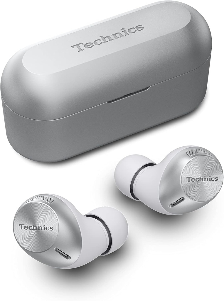 Technics EAHAZ40M2ES, auriculares Bluetooth, True Wireless, multipunto, uso de 25h, color plata