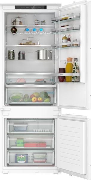 Siemens KI96NVFD0, frigorífico combinado integrable, no frost congelador, 194 x 56 cm, iQ300, clase D