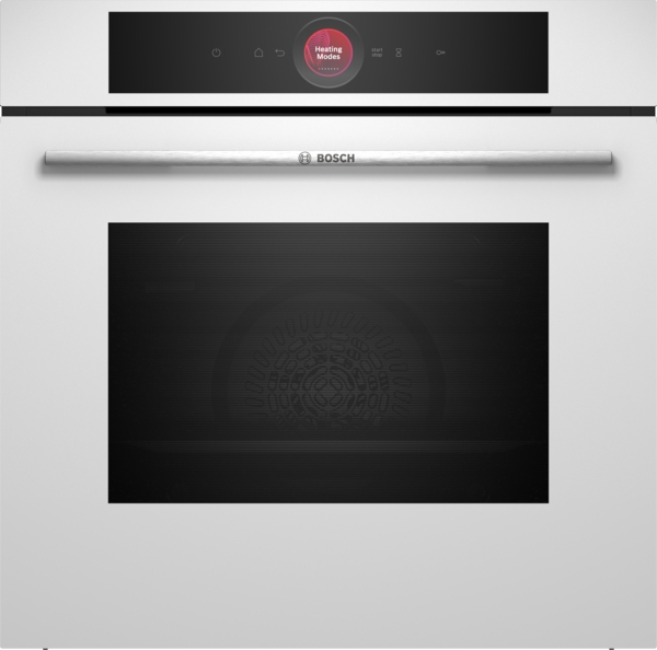 Bosch HBG7341W1, horno multifunción, AirFry, cristal blanco, serie 8