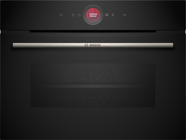 Bosch CBG7741B1, Horno compacto multifunción, airfry, cristal negro, serio 8