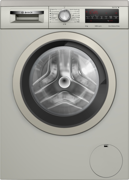 Bosch WUU28T6KES, lavadora Ecosilence con tapa desmontable, 9 KG, 1400RPM, clase A , Serie 6