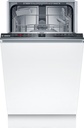 Bosch SPV2HKX42E, lavavajillas integrable, ancho 60 cm, cestas 2/2, clase E, inox, Serie 2