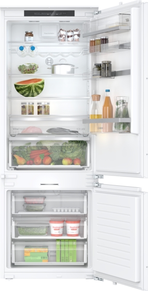 Bosch KBN96ADD0, Frigorífico combi integrable , 2 puertas, No Frost, 194 x 71 cm, Inox, Serie 6