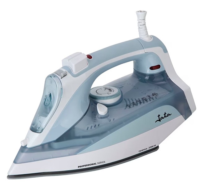 Jata PL1058C, plancha de vapor por cerámica, 3000w, antical, antigoteo