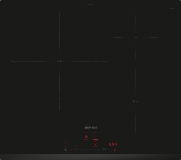 Siemens EH631HDC1E, Placa de inducción, 60cm, Home Connect, frying Sensor ,iQ300