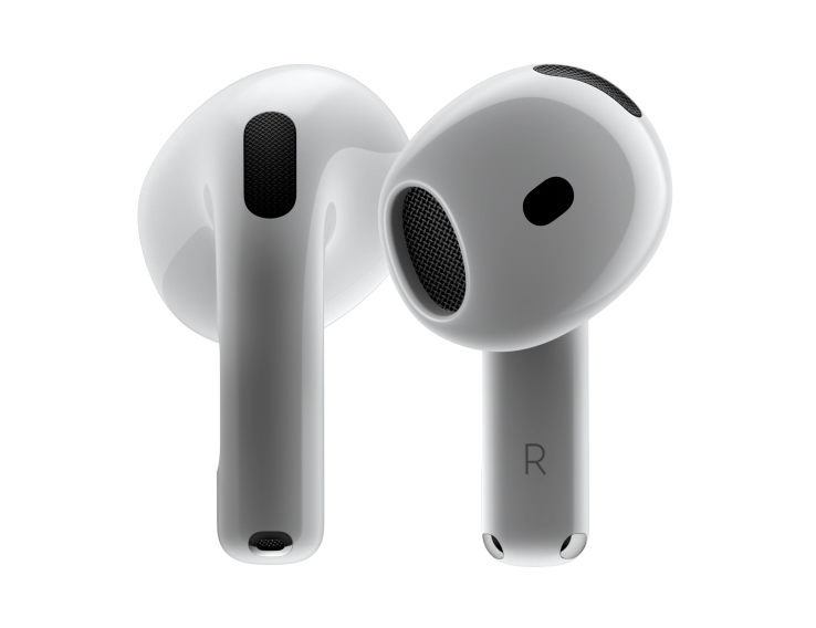 Apple MXP63ZM, AirPods 4 (2024 4ª gen), Inalámbricos, Bluetooth®, Estuche de carga USB‑C, Chip H2, Siri, Blanco