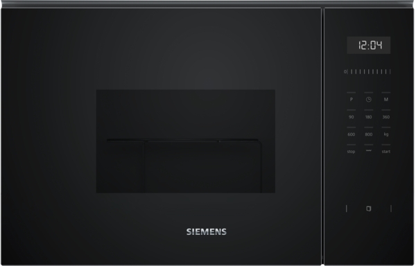 Siemens BE525LMB1, microondas integrable, 38 x 60 cm, negro, iQ500