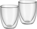 WMF 0901392000, Set 2 vasos, pared capuccino, cristal borosilicatado, 250ml