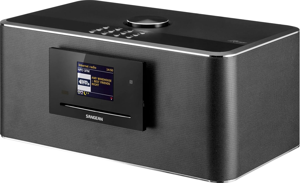 Sangean DDR-75BT, Radio de sobremesa Dab+, Wifi/Bluethoot, Radio por Internet / FM-RDS / DAB+, NFC