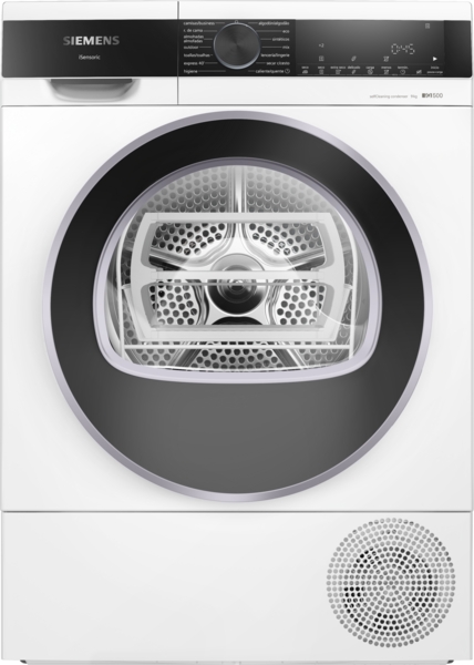 Siemens WQ45G2D1ES, secadora con bomba de calor, 9kg, blanco iQ500, clase A+++
