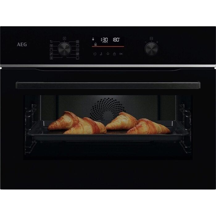 AEG TA5PK401B, Horno compacto Serie 5000 SurroundCook con SteamBake con Display LED Explore