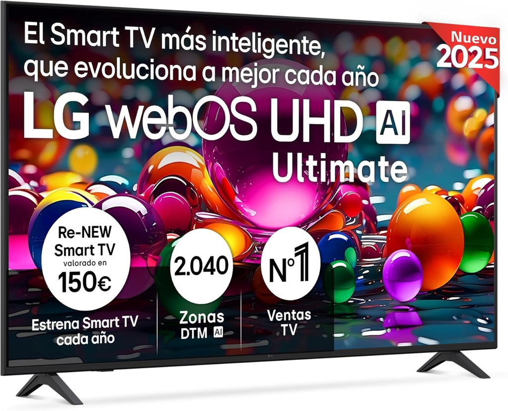 LG 65UA75006LA, TV LED 65'', 4K Ultra HD, 60 Hz, WebOS25
