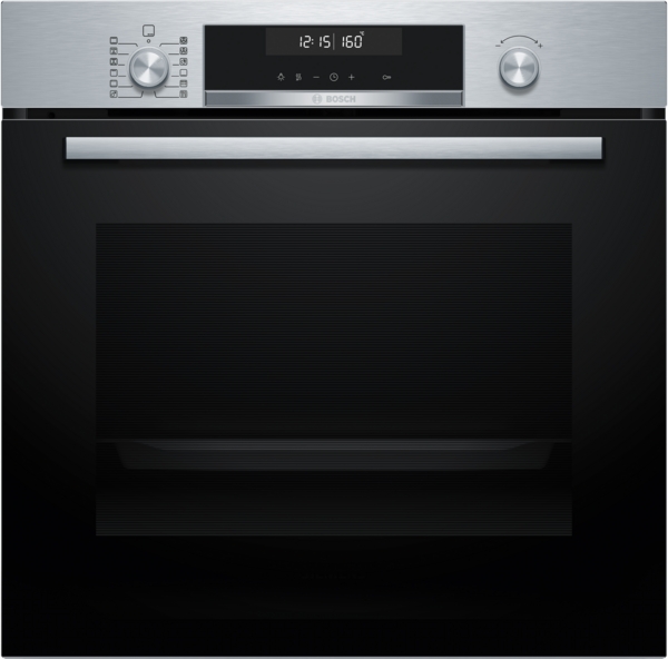 Bosch HBG578ES3, horno pirolítico, 60x60cm, AirFry, 3D Hotair, serie 6, inox, clase A+