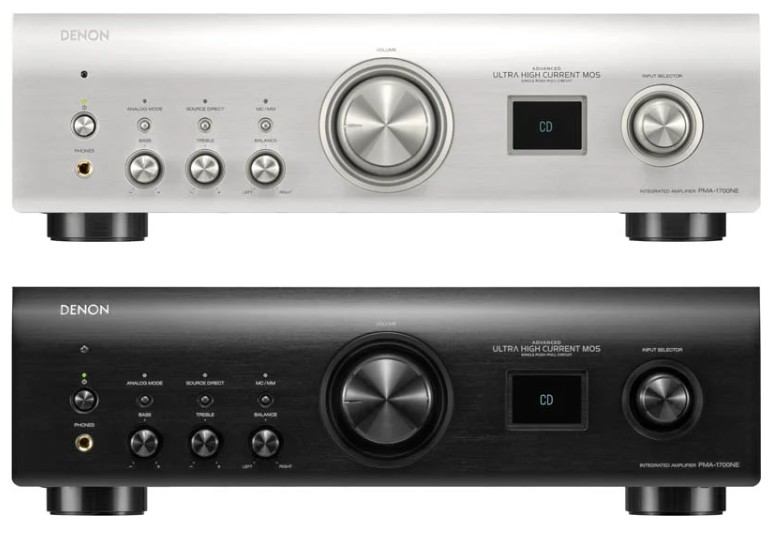 Denon PMA1700NE, Amplificador integrado de 2 canales a 140W, Reproductor trasea USB-B, ecualizador Phono