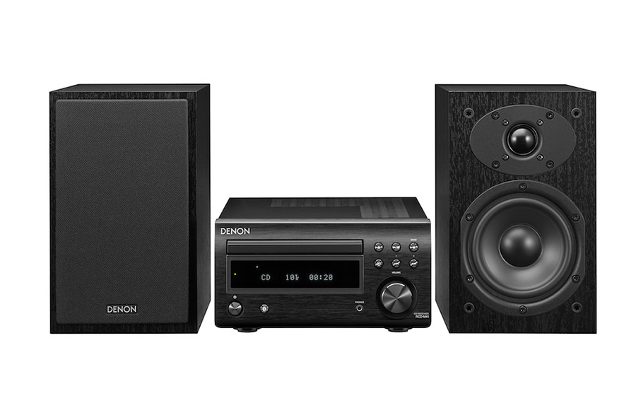 Denon DM41, Sistema Microcadena, 30W por cananl, Lector CD, Radio FM, Bluetooth