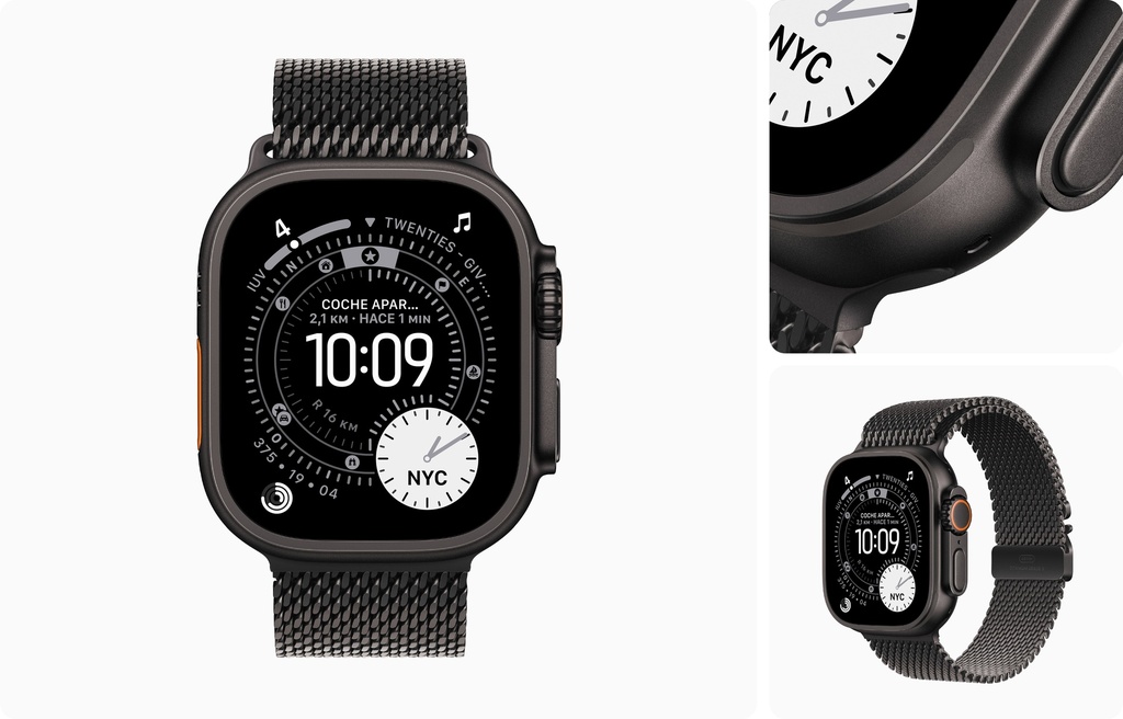 Apple Watch Ultra 3, reloj inteligente 49mm, lamadas BT, monitor de frecuencia cardiaca [MEWM4QL/A]
