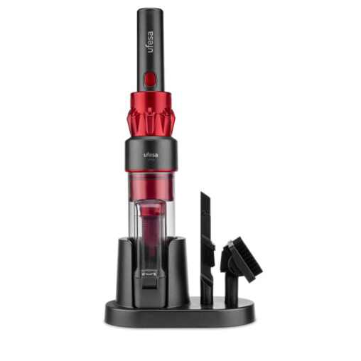 Ufesa UH5, Aspirador de mano 11.1 V Motor Brushless, batería de litio 2000mah