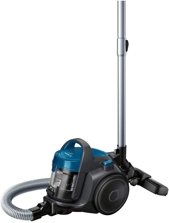 Bosch BGS05A220, Aspiradora Sin Bolsa, Air Clean II, Azul,