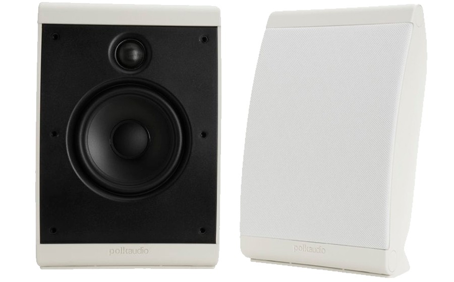 Polk Audio OWM3, par de altavoces, multiaplicación de 2 vías, blanco