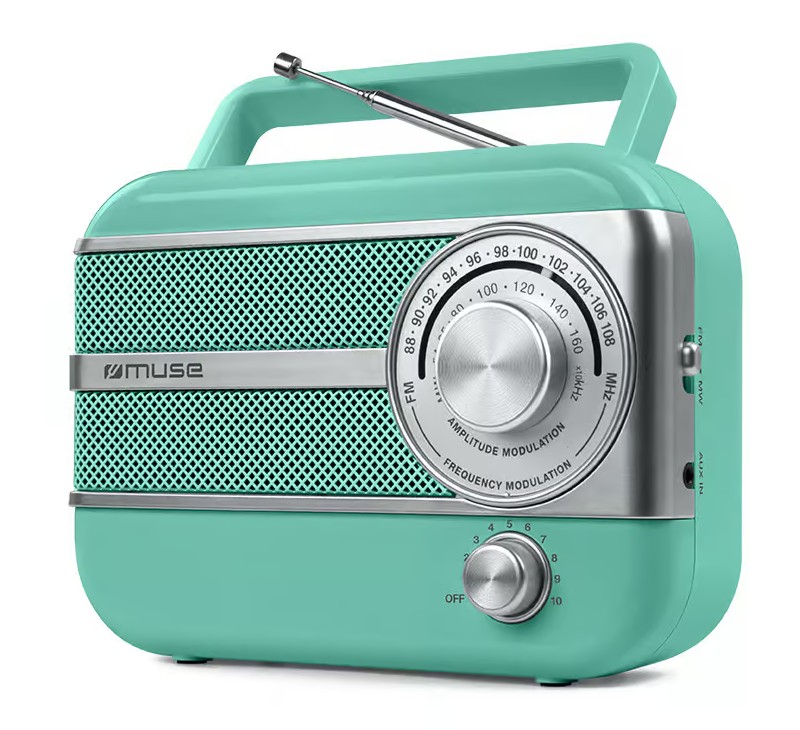 Muse M-056, Radio portátil FM/MW, AM Vintage