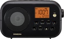 Sangean PR-D12BT, Radio portátil, Bluetooth, Am/FM con sintonización digital y alerta meteorológica