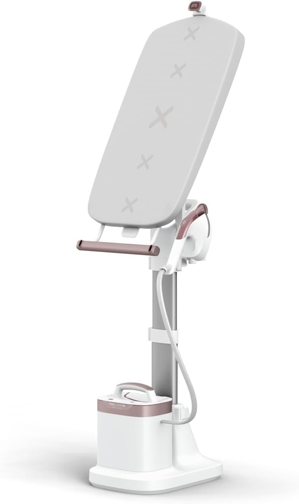 Rowenta QR1811F0, Plancha y Cepillo de vapor todo en uno, Tabla multiposición, Salida de vapor de hasta 80 g/min