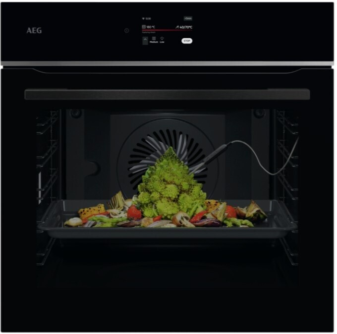 AEG TE8PB731AB, Horno multifunción Serie 7000 MealAssist con Display CookSmart Touch 4,3 ''con WiFi