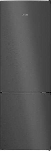 Siemens KG49NVXCG, frigorífico combinado de libre instalación, 203 x 70 cm, acero negro antihuellas, iQ300