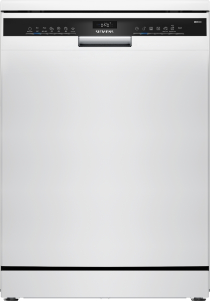 Siemens SN23HW05ME, lavavajillas de libre instalación, 60 cm, blanco, iQ300